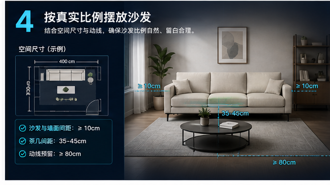 AI 家居商品场景图制作流程示例