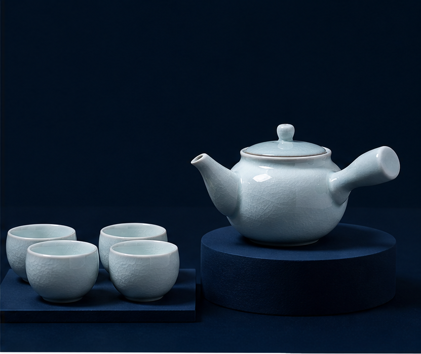 茶具商品图:规划套装陈列